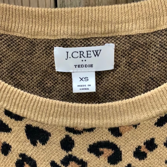J.Crew Teddie Leopard Sweater - Picture 4 of 6